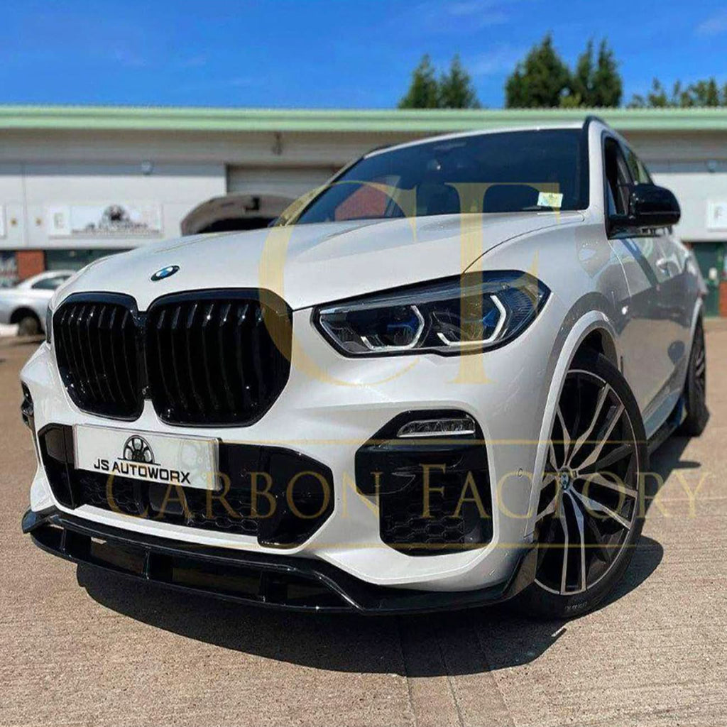 Gloss Black Body Kit Splitter Diffuser Side Skirts Spoiler for BMW G05 X5 19-22