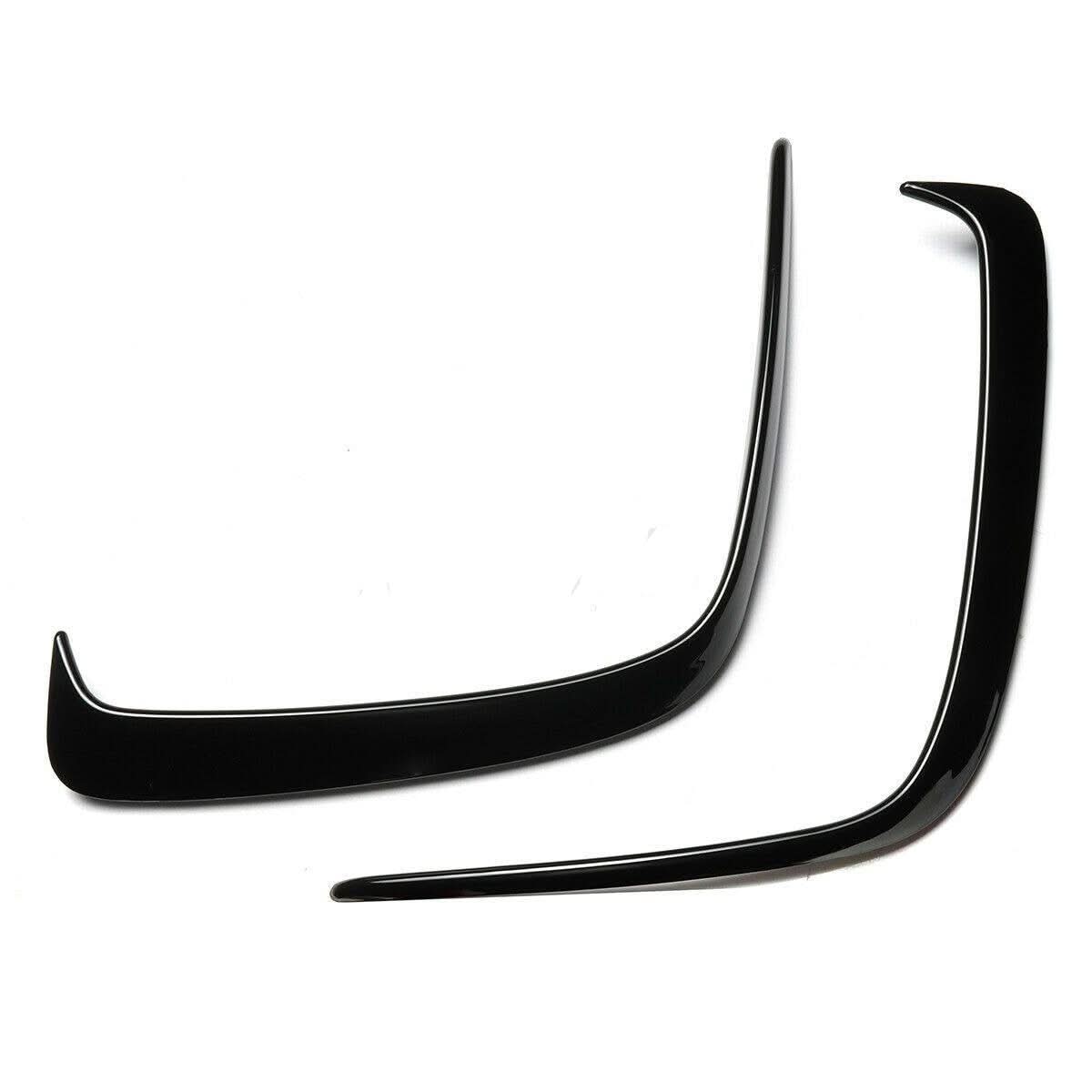 Gloss Black Rear Bumper Trims for Mercedes Benz W176 A Class 13-18