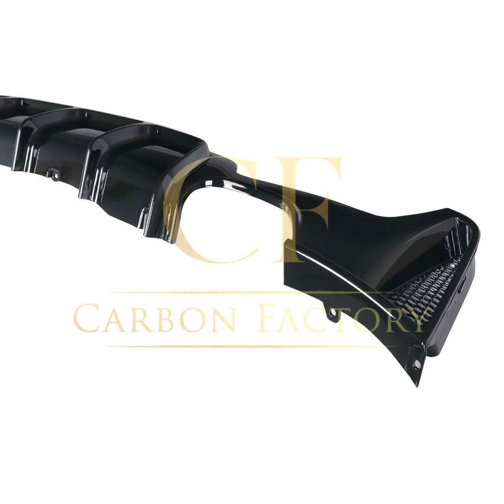 Gloss Black Rear Diffuser Quad Exhaust for BMW F32 F33 F36 4 Series 14-20