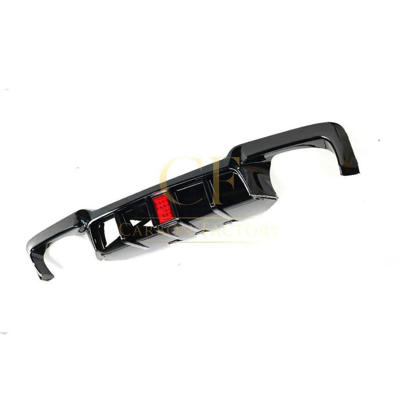 Gloss Black Rear Diffuser with LED Light for BMW F10 M5 10-17