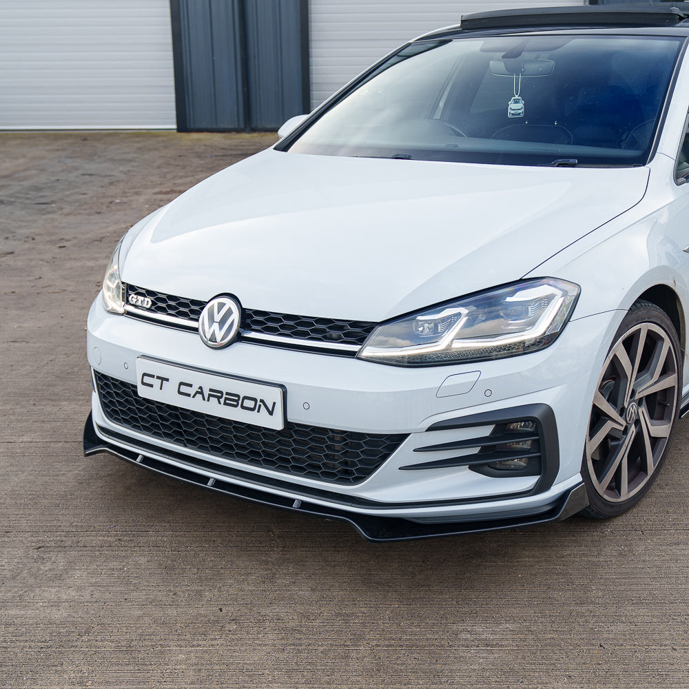VOLKSWAGEN GOLF R/GTD/GTI MK7/7.5 2014-2020 GLOSS BLACK SPLITTER