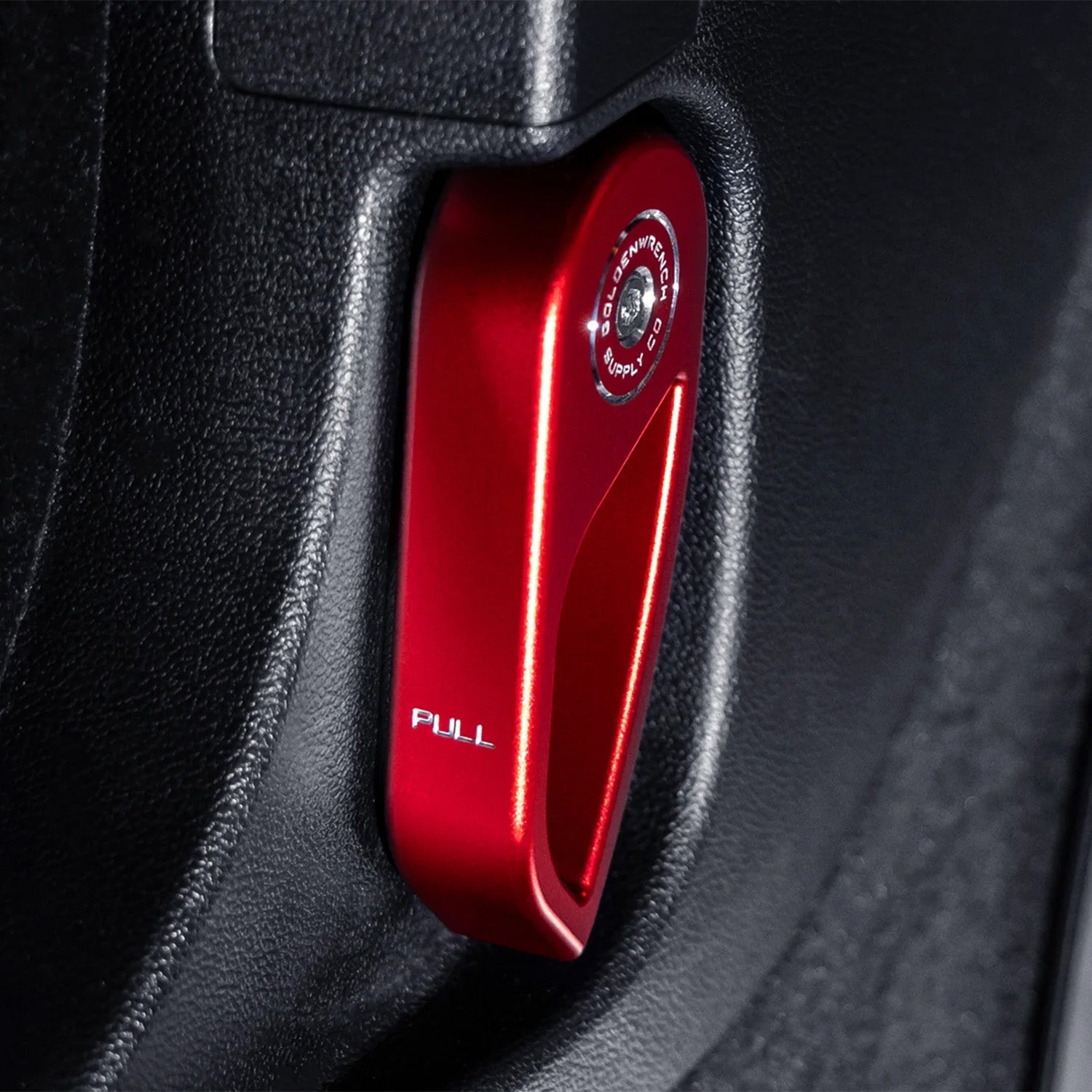 GoldenWrench BMW E9X Series Bonnet Hood Latch Handle In Red