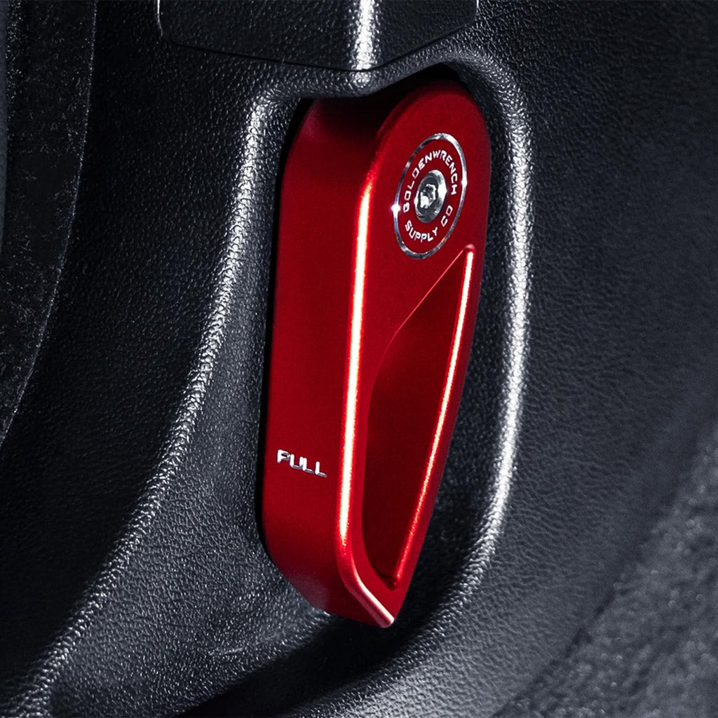 GoldenWrench BMW E9X Series Bonnet Hood Latch Handle In Red