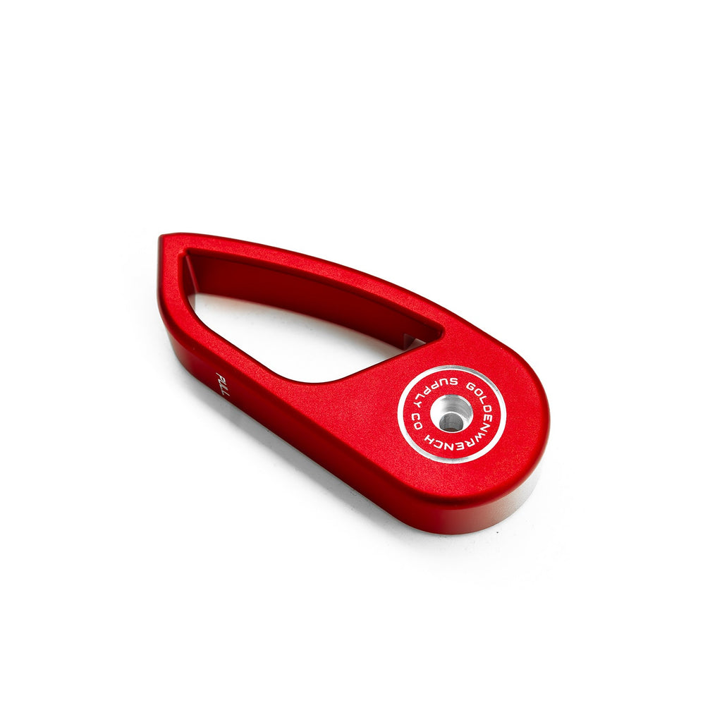 GoldenWrench BMW E9X Series Bonnet Hood Latch Handle In Red