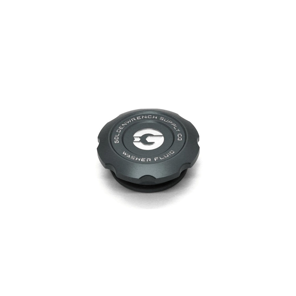 GoldenWrench BMW F Series M Car BLACKLINE Billet Washer Fluid Cap (F87/F80/F82/F83/F22/F30/F32)