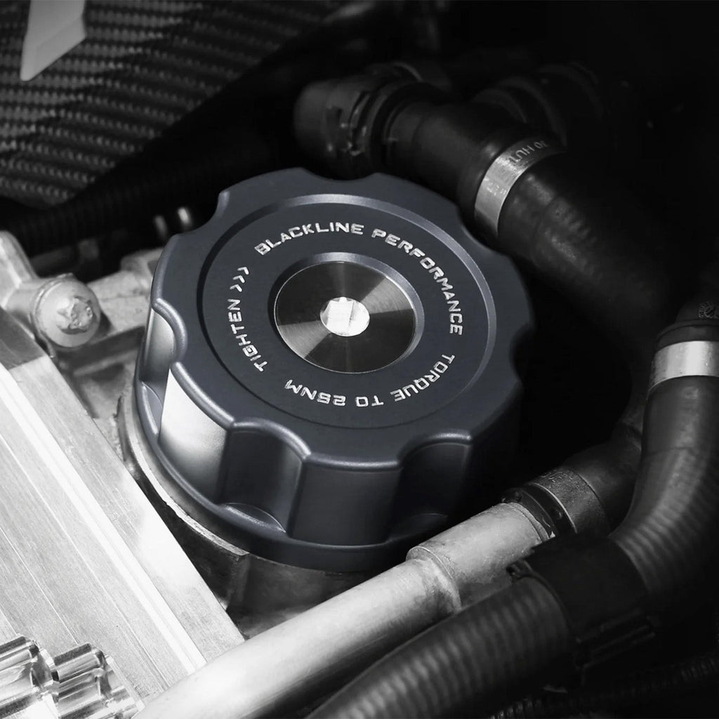 GoldenWrench BMW F Series BLACKLINE Performance Oil Filter Housing Cap