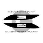 GoldenWrench BMW M2/2 Series Taillight Overlay Kit (F87/F22 LCI)