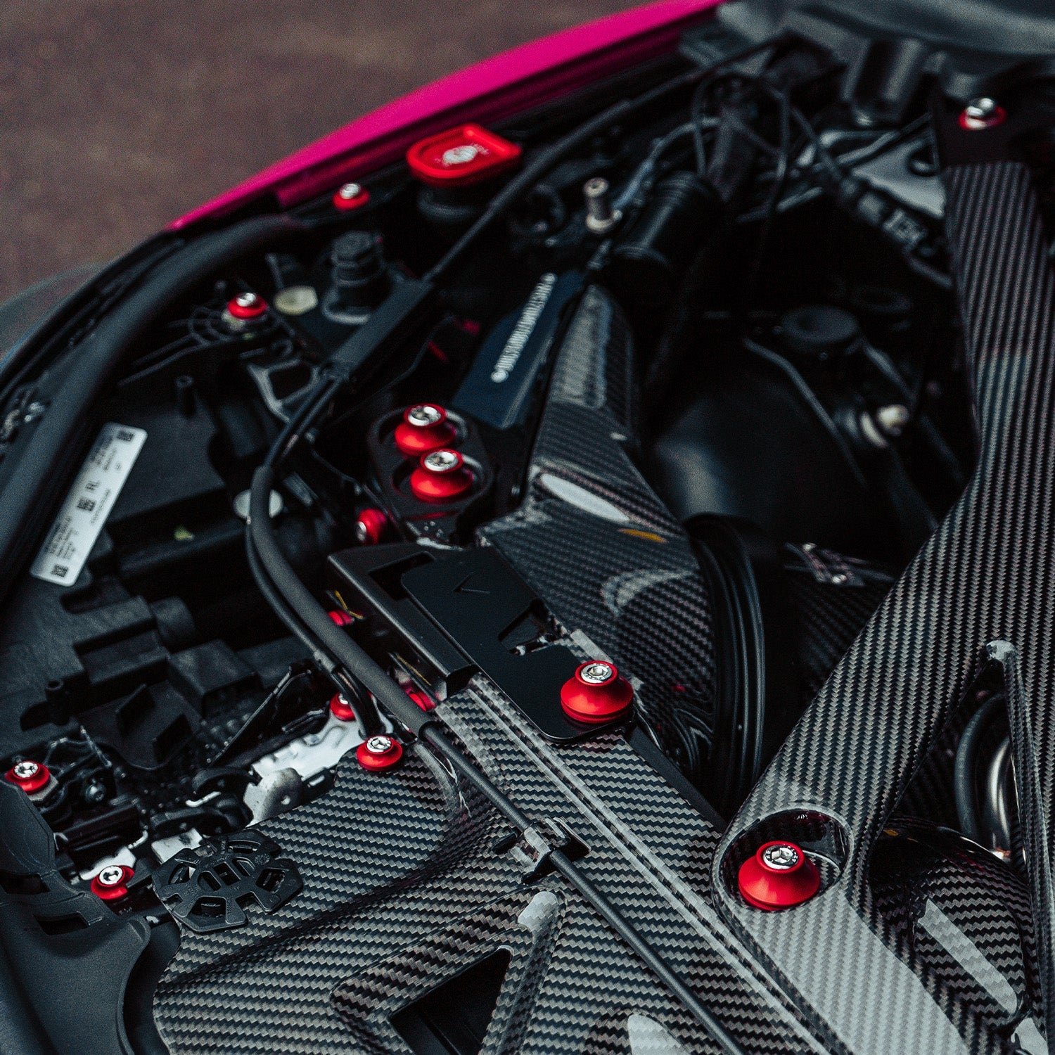 GoldenWrench x Downstar BMW S58 Engine Bay Enhancement Kit For BMW G80/G81 M3, G82/G83 M4 & G87 M2