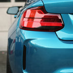 GoldenWrench BMW M2 & M2 Competition BLACKLINE Rear Reflector Overlay Kit (F87)
