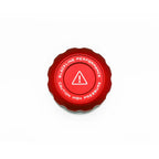 GoldenWrench Toyota GR Supra BLACKLINE Performance Coolant Cap Cover Set In Red (A90 2020+)