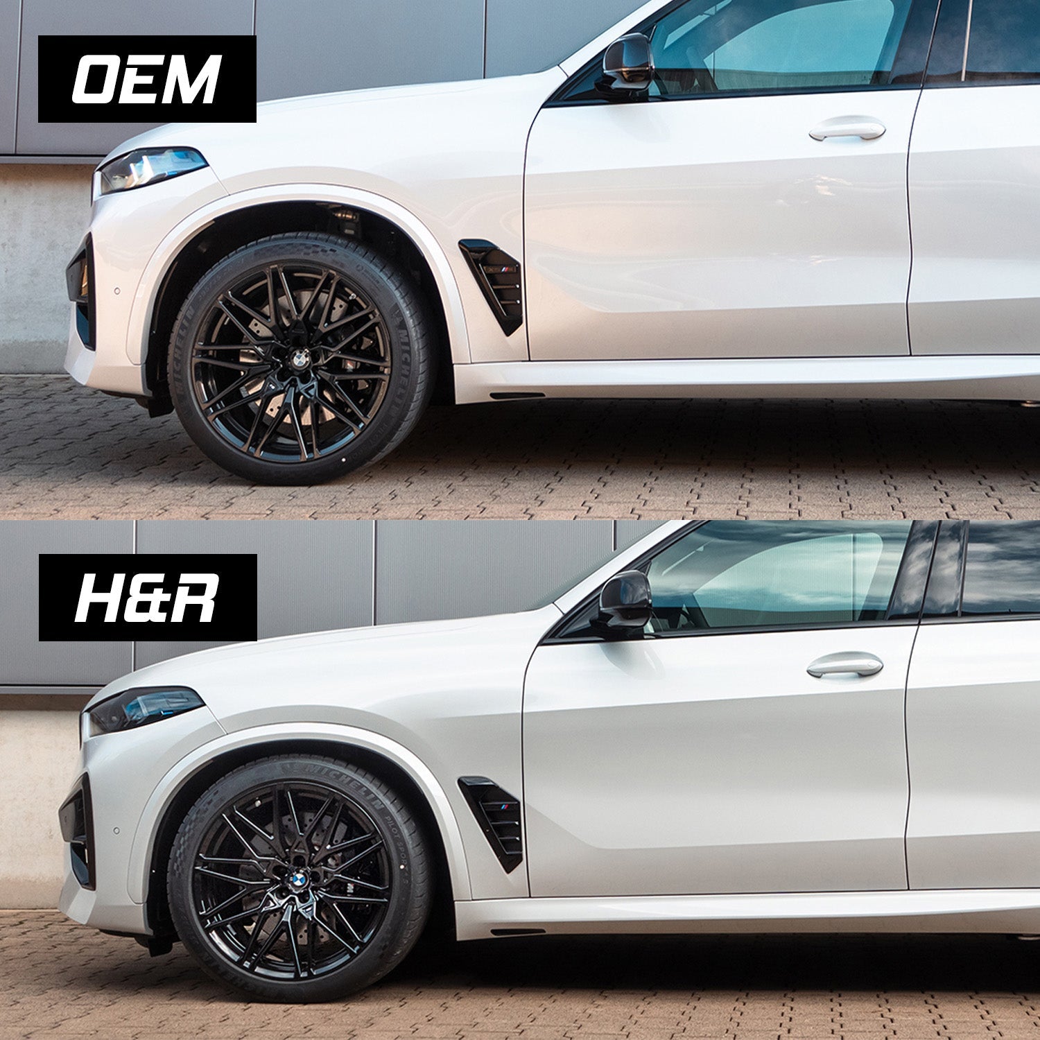 H&R BMW F95 X5M & F96 X6M Height Adjustable Lowering Springs