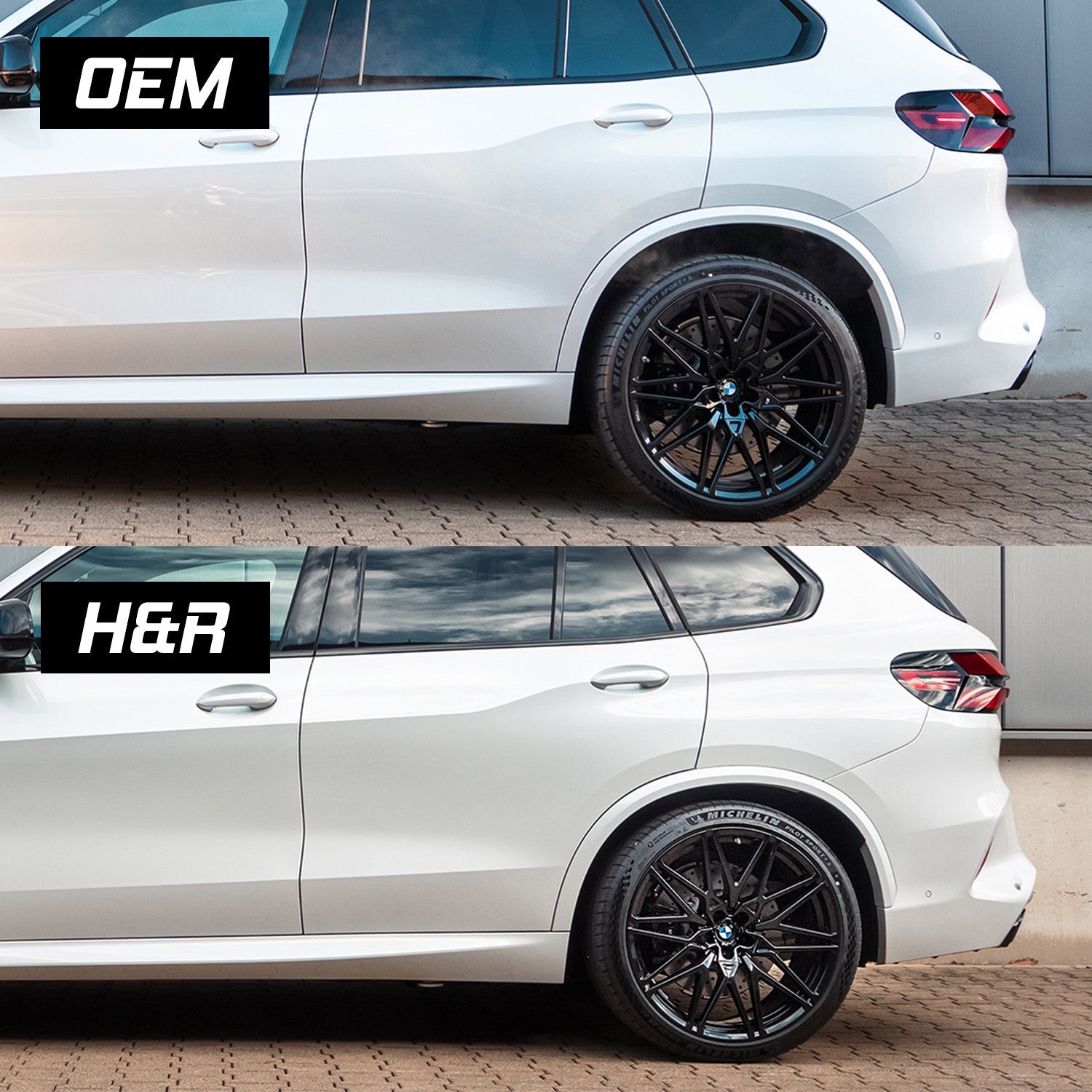 H&R BMW F95 X5M & F96 X6M Height Adjustable Lowering Springs