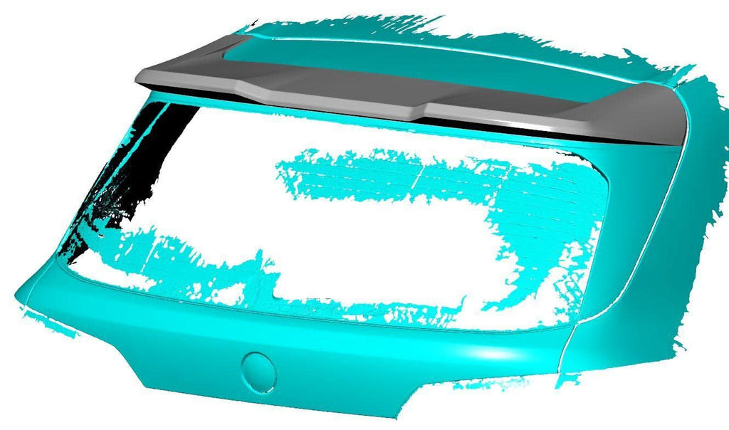 H Style Carbon Fibre Rear Spoiler for BMW G05 X5 19-25