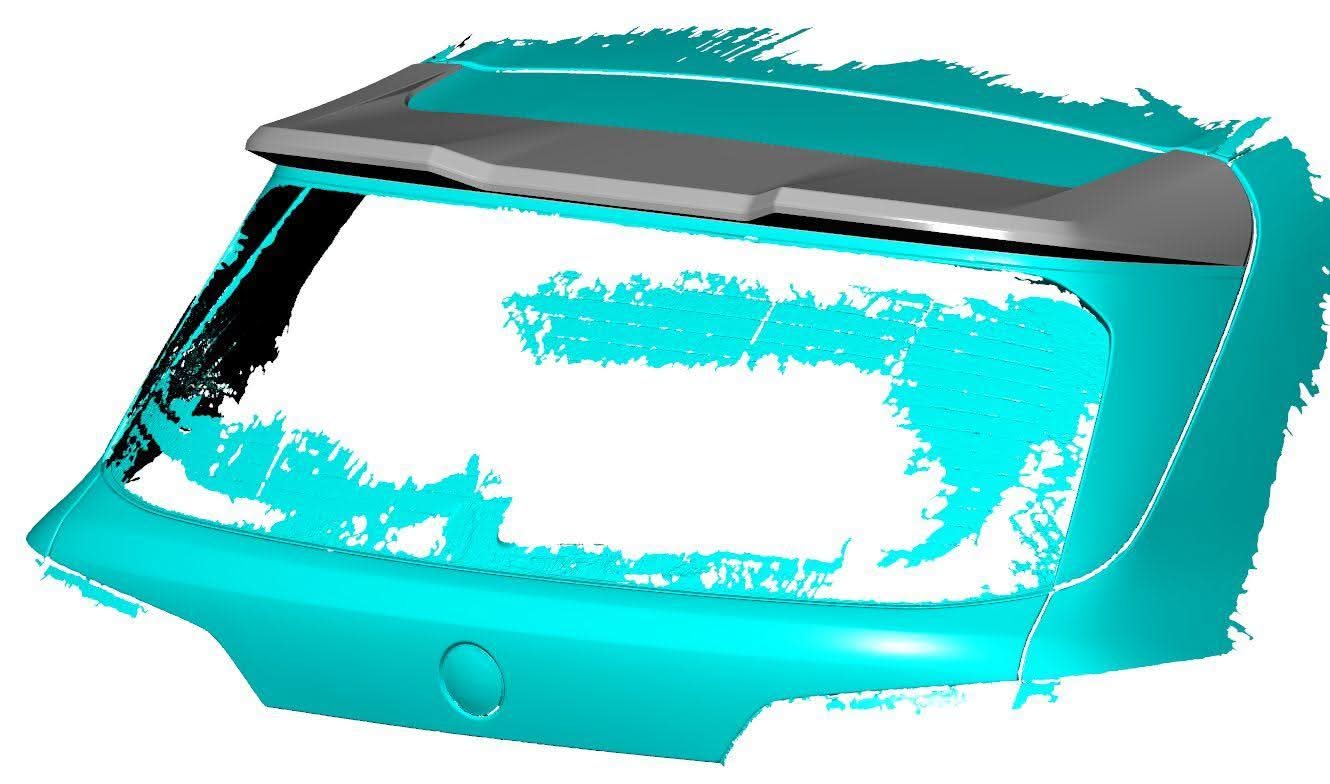H Style Carbon Fibre Rear Spoiler for BMW G05 X5 19-25