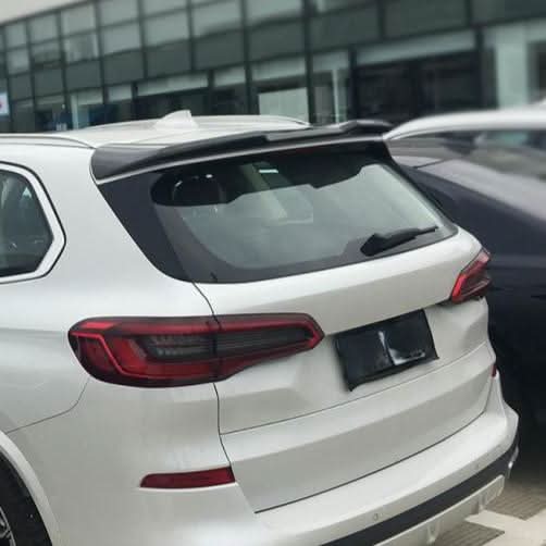 H Style Carbon Fibre Rear Spoiler for BMW G05 X5 19-25