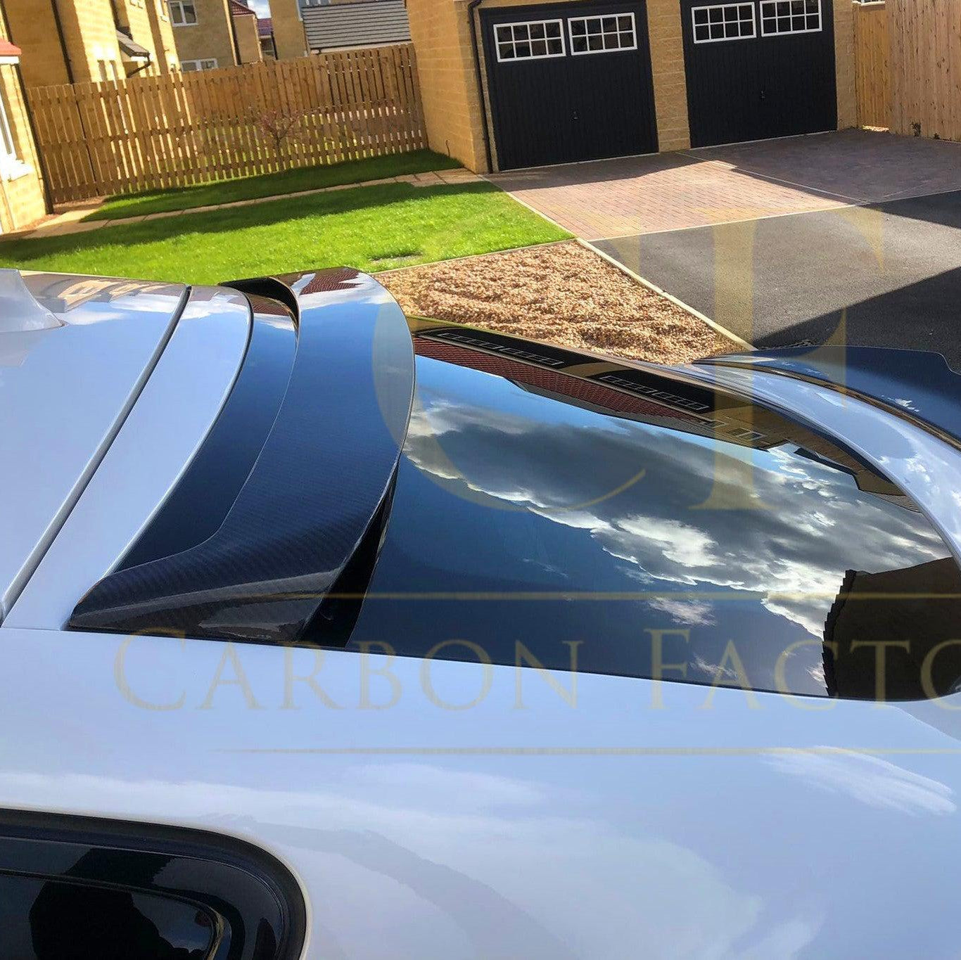 H Style Carbon Fibre Roof Spoiler for BMW F16 X6 F86 X6M 15-18