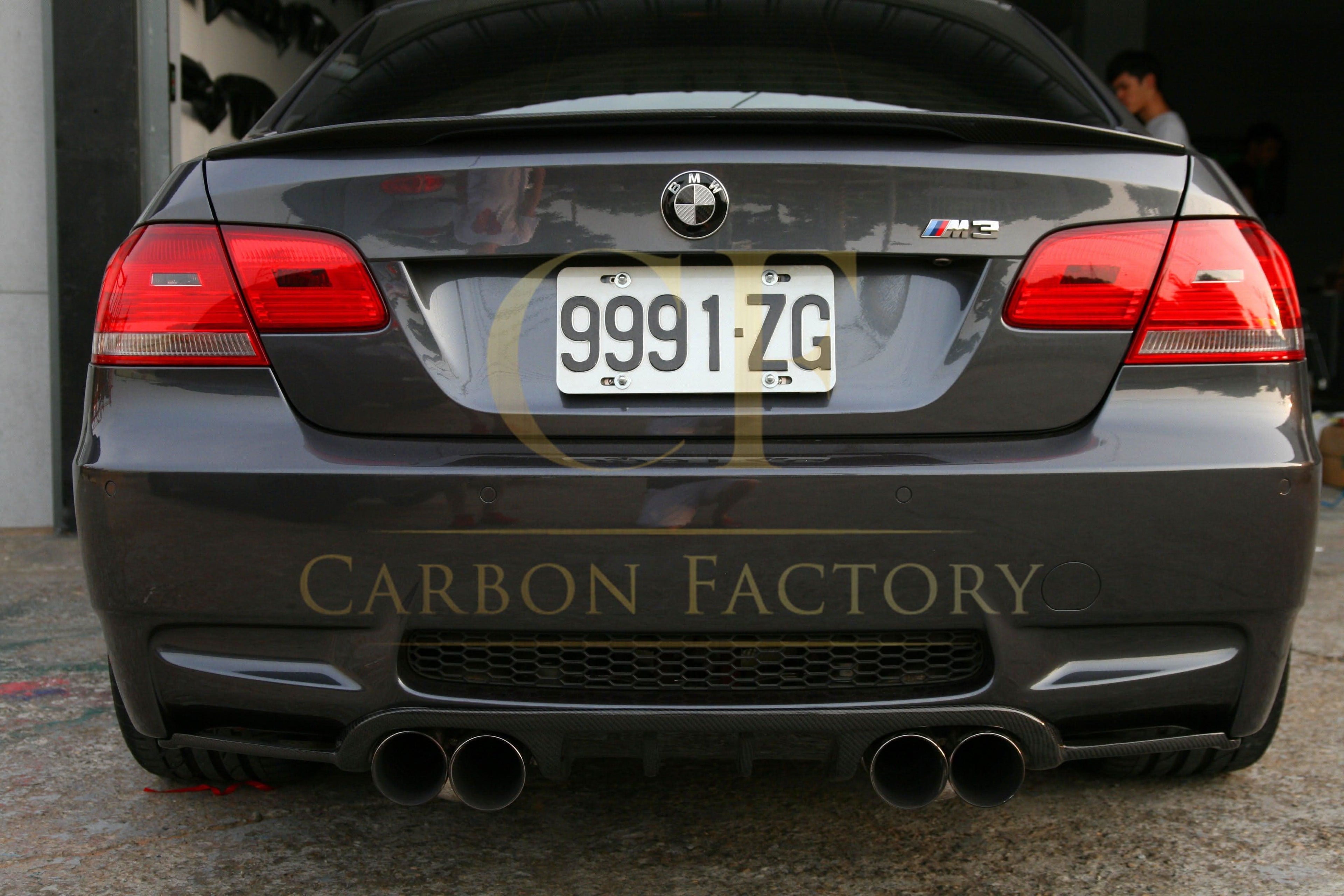 H1 Style Carbon Fibre Rear Diffuser for BMW E92 E93 M3 07-13