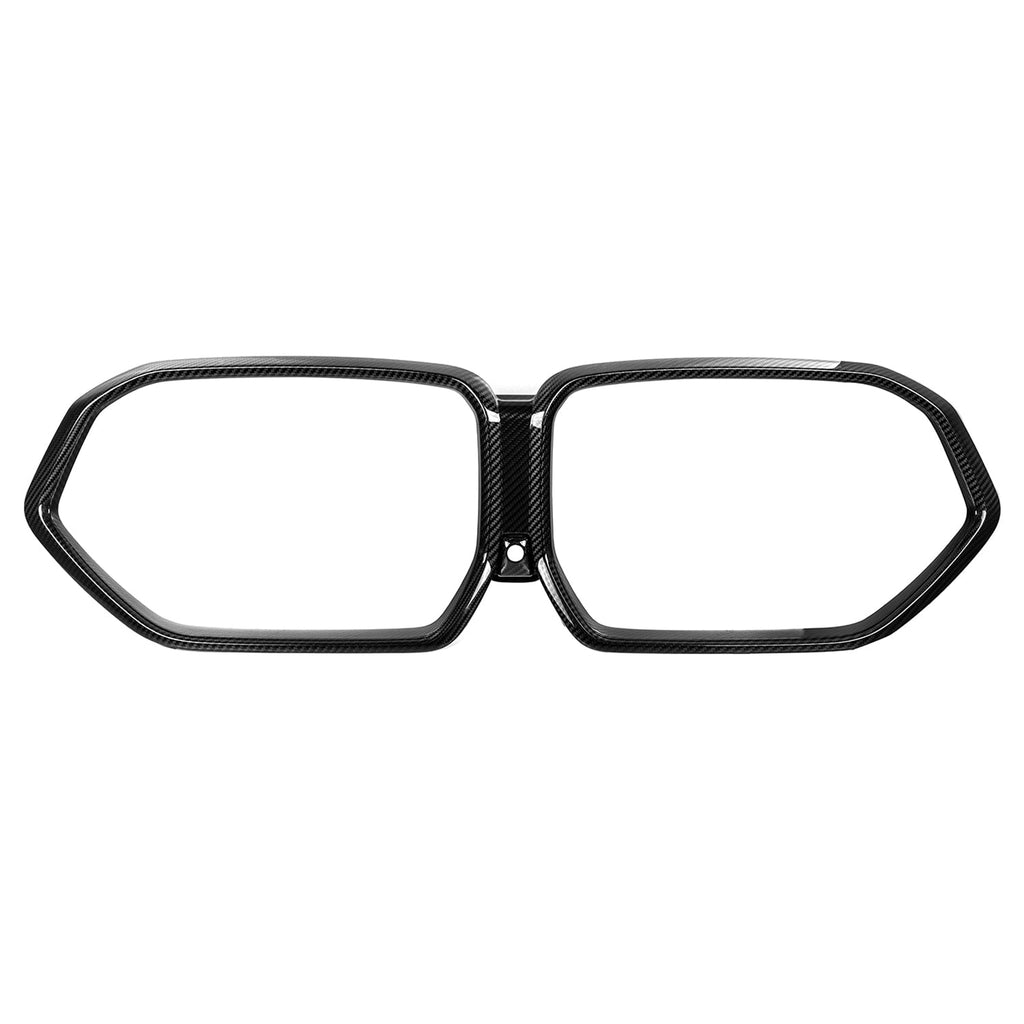 MHC+ BMW F95 LCI X5M Pre Preg Carbon Fibre OEM Style Front Grille Surround