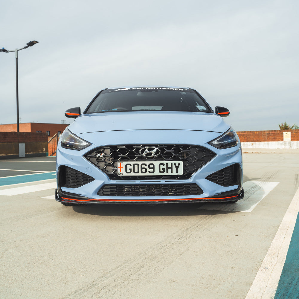 HYUNDAI i30N FRONT CARBON FIBRE SPLITTER (FACELIFT) - CT DESIGN