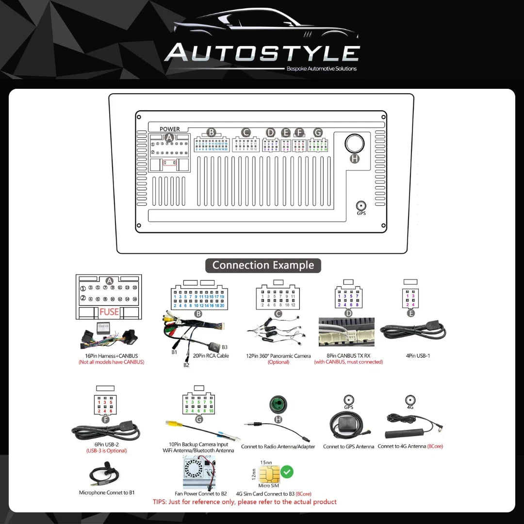 Hyundai Tucson TL Apple Carplay / Android Auto 9" Stereo Upgrade 2015-2018