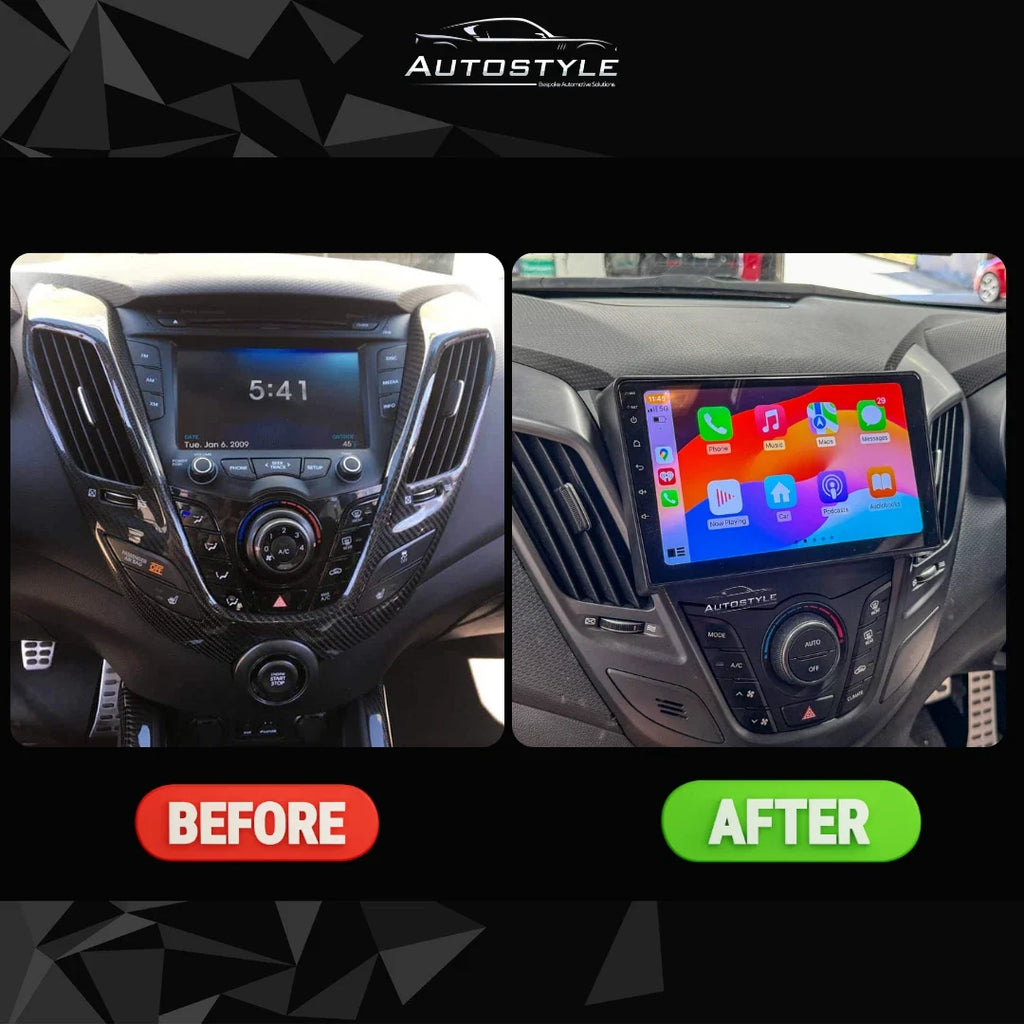 Hyundai Veloster FS Apple Carplay / Android Auto 9" Stereo Upgrade 2011-2017