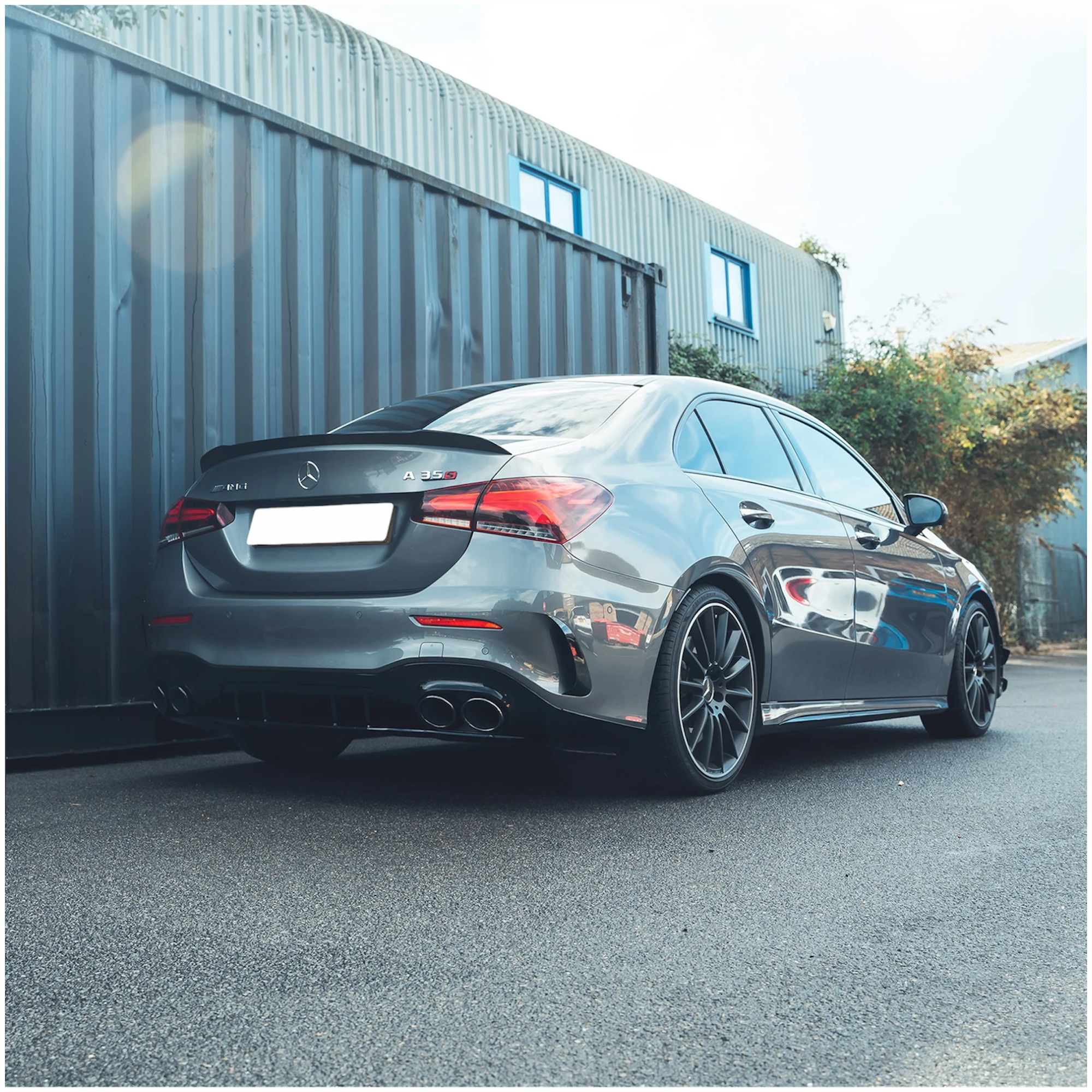 Mercedes W177 A35 Saloon Boot Spoiler Gloss Black