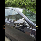 CF Style Gloss Black Replacement Mirror Covers for BMW F10 5 Series LCI F06 F12 F13 6 Series F01 7 Series