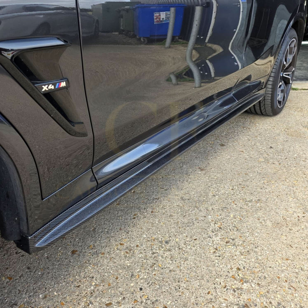 MP Style Carbon Fibre Side Skirts for BMW F97 X3M F98 X4M 18-21