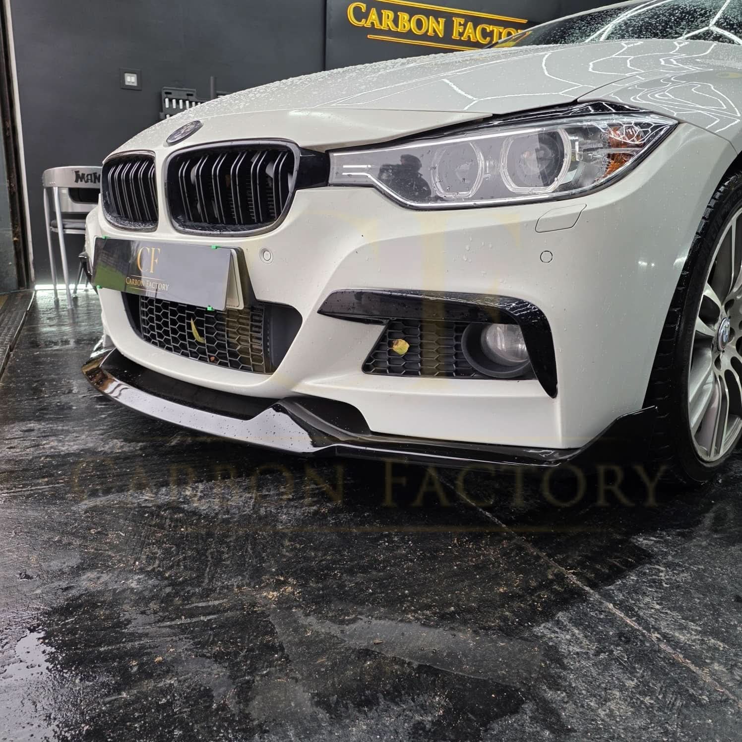MAD Style Carbon Fibre Front Splitter for BMW F30 F31 3 Series M Sport 12-19