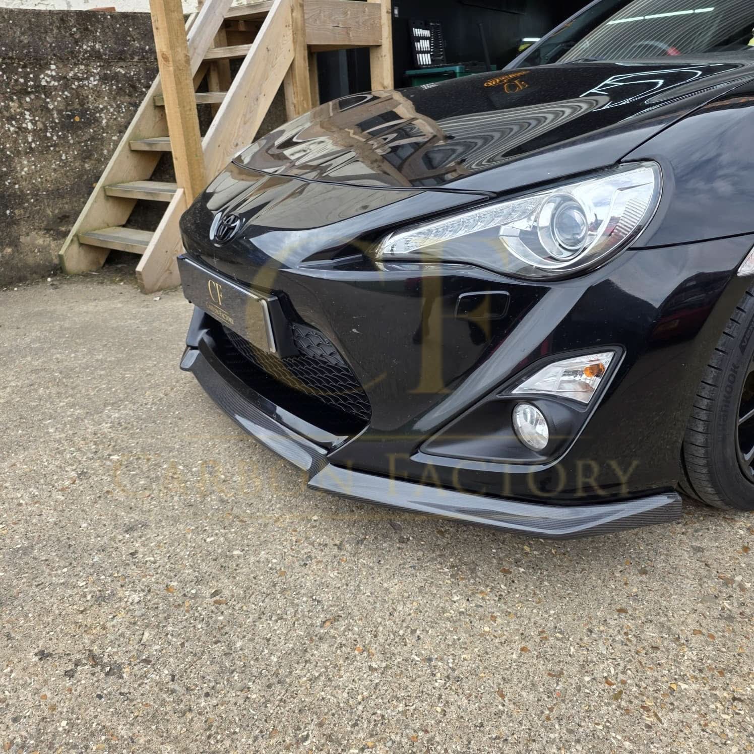BM Style Carbon Fibre Front Splitter for Toyota GT86 13-16