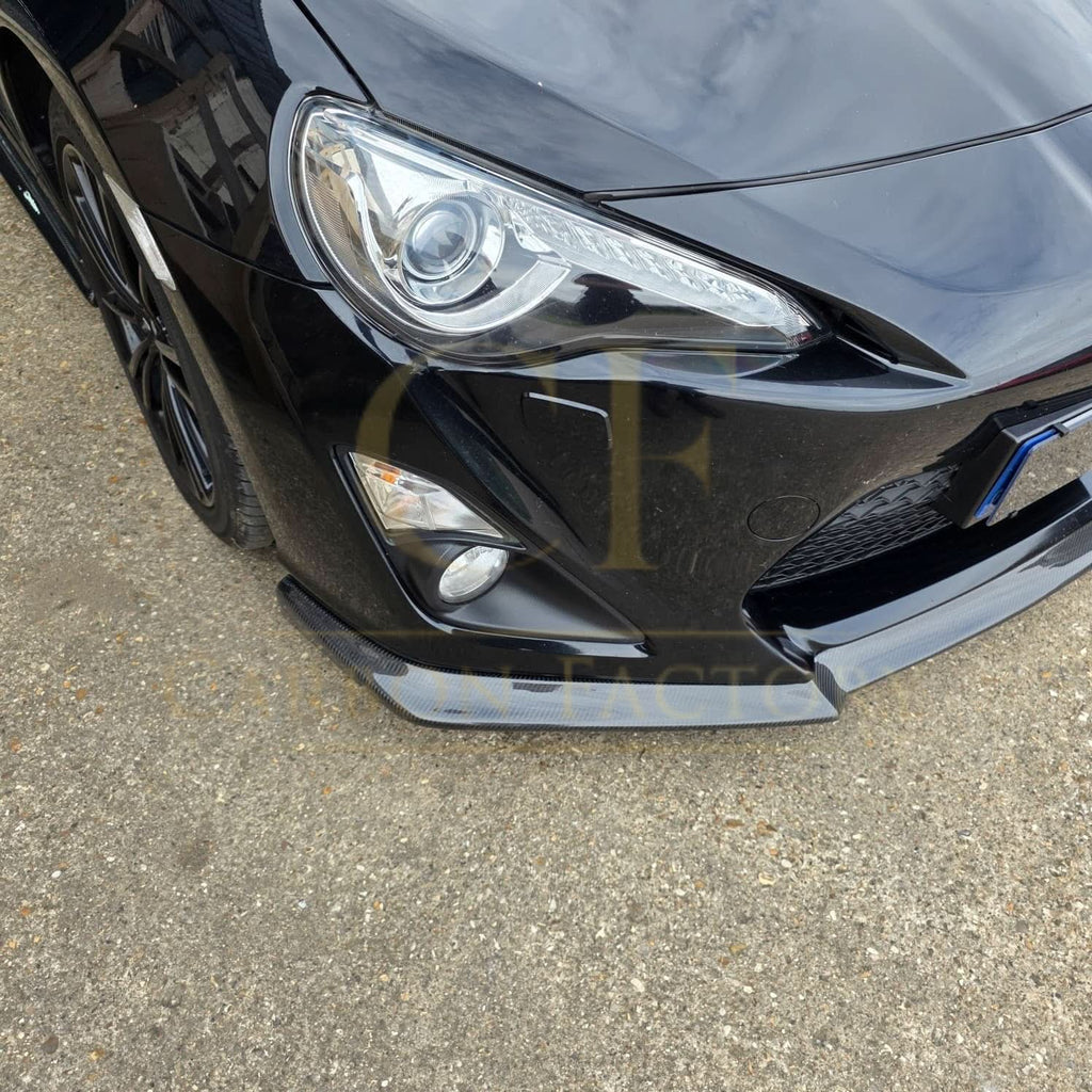 BM Style Carbon Fibre Front Splitter for Toyota GT86 13-16