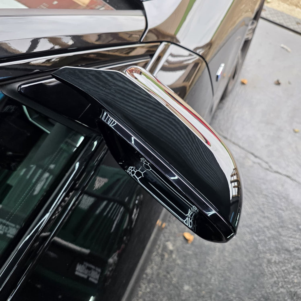 MP Style Gloss Black Replacement Mirror Covers for BMW G30 G31 5 Series 17-23