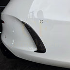 Carbon Fibre Rear Bumper Trims for Mercedes W205 C43 2 Door Coupe 15-18