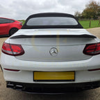 A Style Carbon Fibre Boot Spoiler for Mercedes Benz A205 C Class Convertible 15-21