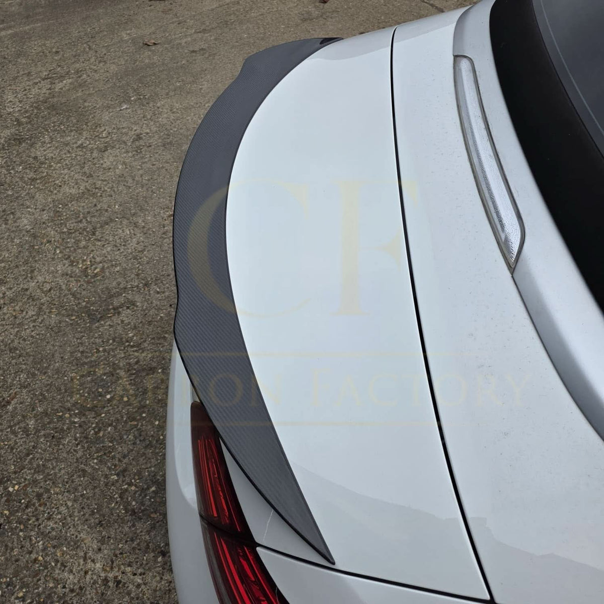 A Style Carbon Fibre Boot Spoiler for Mercedes Benz A205 C Class Convertible 15-21