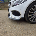 Brabus 2 Style Gloss Black Front Splitter for Mercedes Benz W205 C Class 15-18