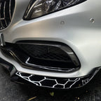 Carbon Fibre Front Fog Trims (2 Pieces) for Mercedes W205 C63 15-18