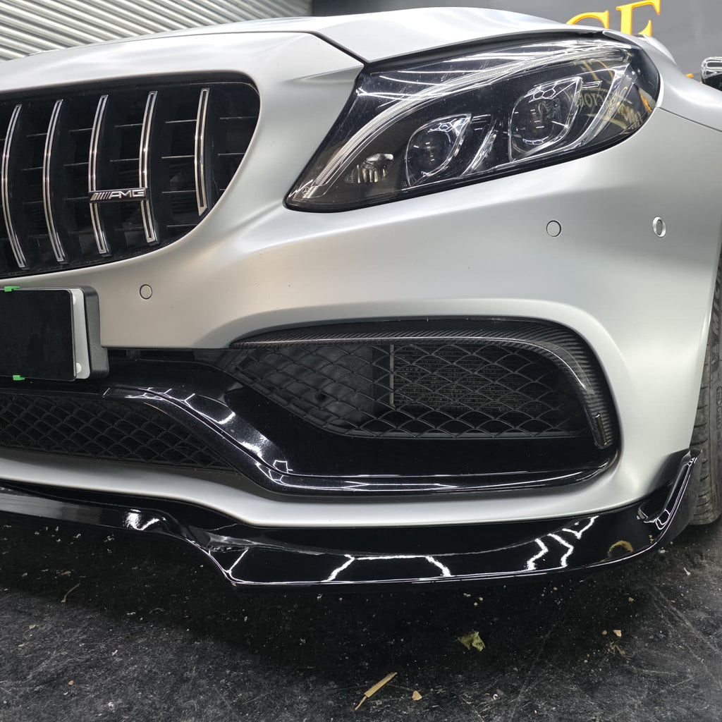 Carbon Fibre Front Fog Trims (2 Pieces) for Mercedes W205 C63 15-18