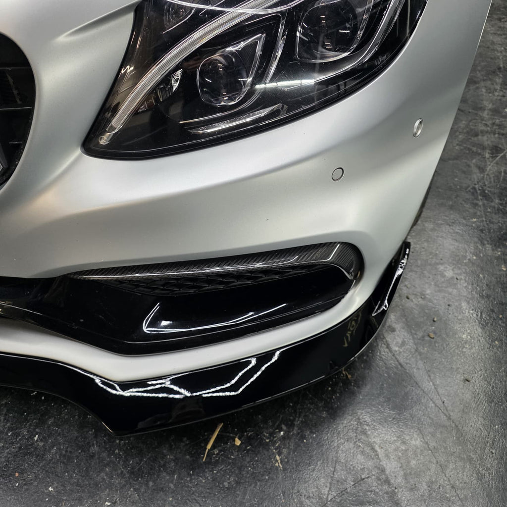 Carbon Fibre Front Fog Trims (2 Pieces) for Mercedes W205 C63 15-18