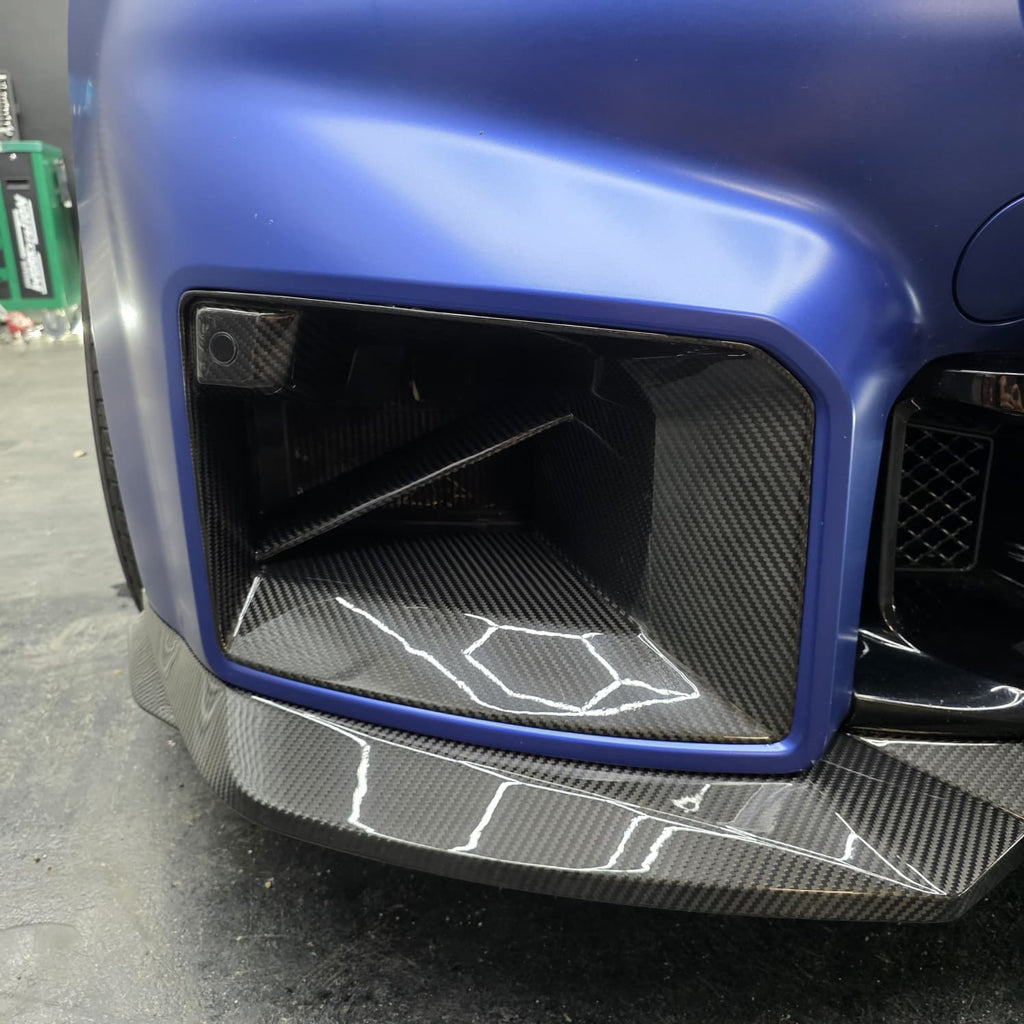 MP Style Pre-Preg Carbon Fibre Front Induction Trims for BMW G87 M2 23-Present