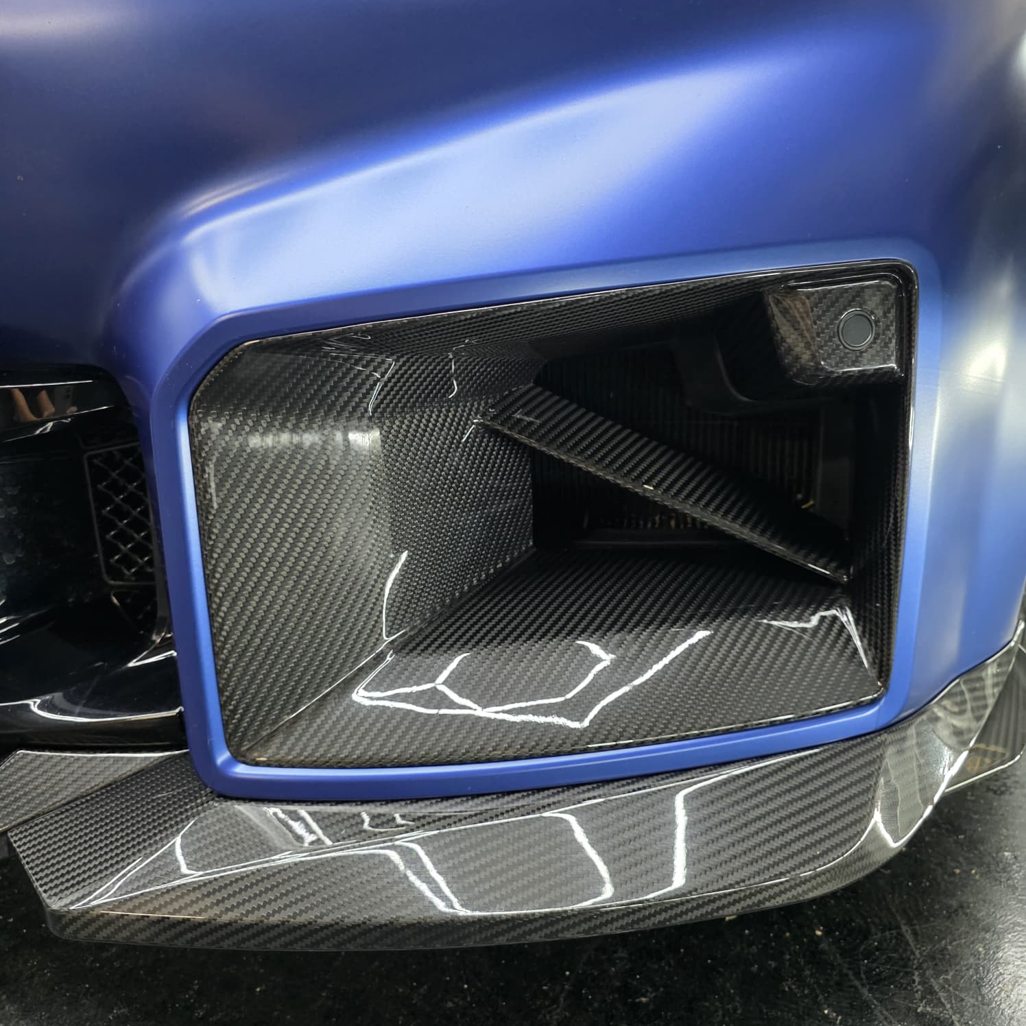 MP Style Pre-Preg Carbon Fibre Front Induction Trims for BMW G87 M2 23-Present