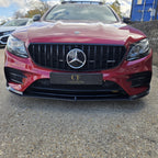 CF Style Carbon Fibre Front Splitter for Mercedes W213 E Class Saloon 16-20