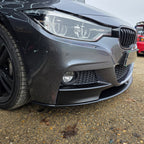 MP Style Matt Black Front Splitter for BMW F30 F31 3 Series M Sport 12-19