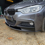 MP Style Matt Black Front Splitter for BMW F30 F31 3 Series M Sport 12-19