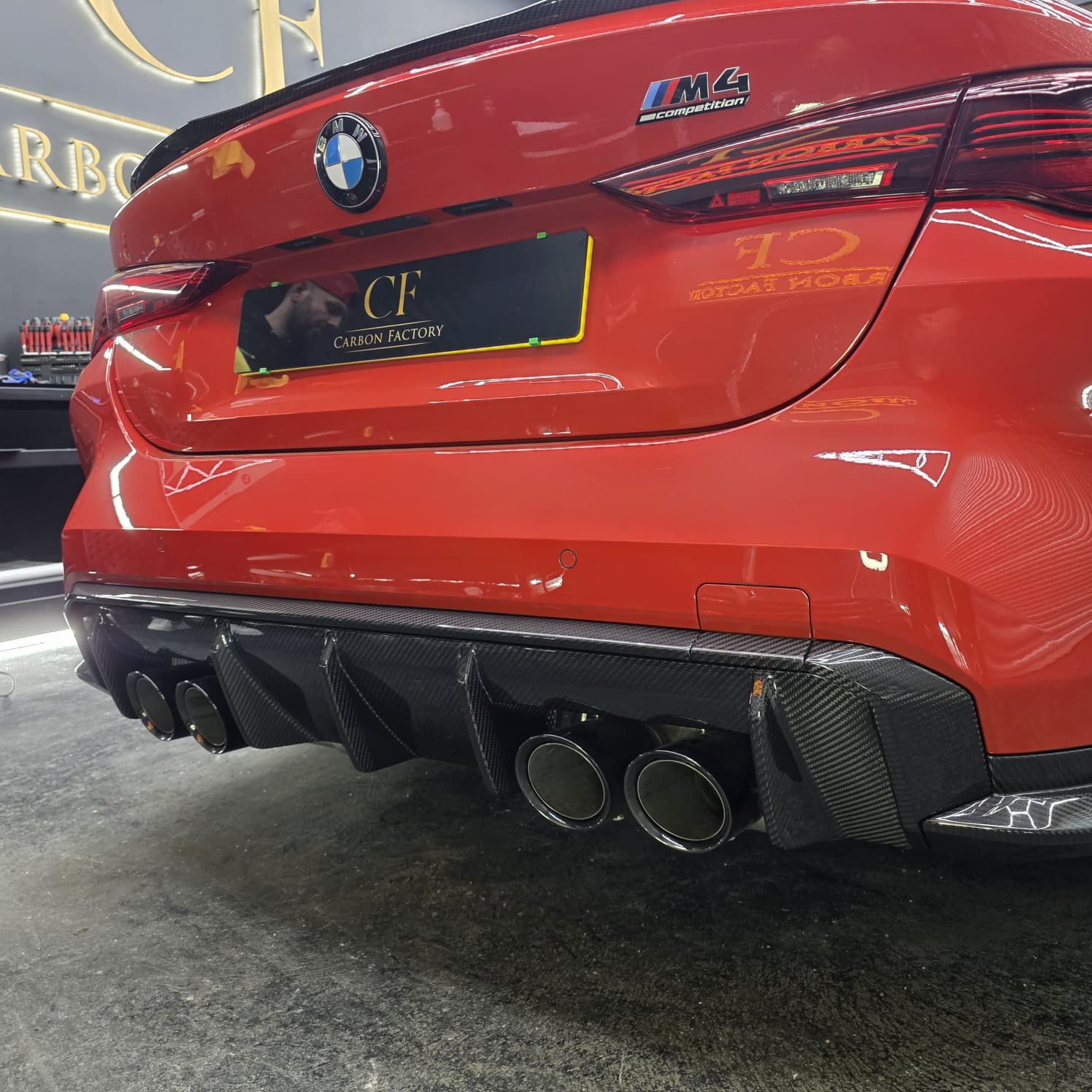 OEM Style Pre-Preg Carbon Fibre Rear Diffuser for BMW G80 M3 G82 G83 M4 21-Present