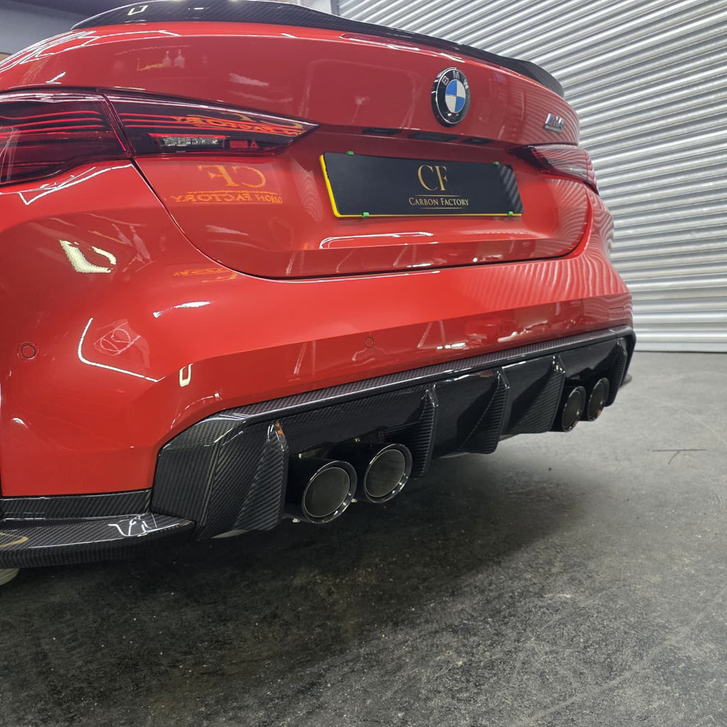 OEM Style Pre-Preg Carbon Fibre Rear Diffuser for BMW G80 M3 G82 G83 M4 21-Present