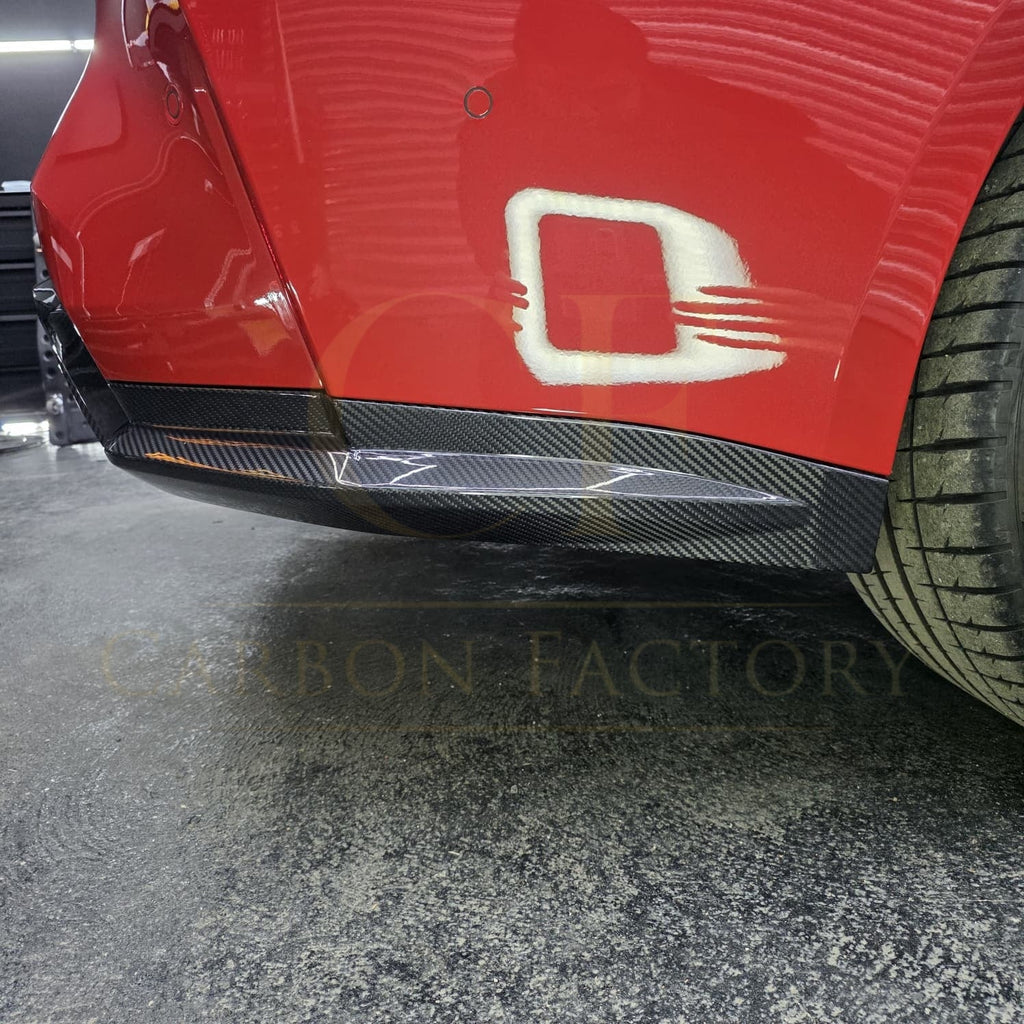 OEM Style Pre-Preg Carbon Fibre Rear Bumper Spats for BMW G82 G83 M4 21-Present