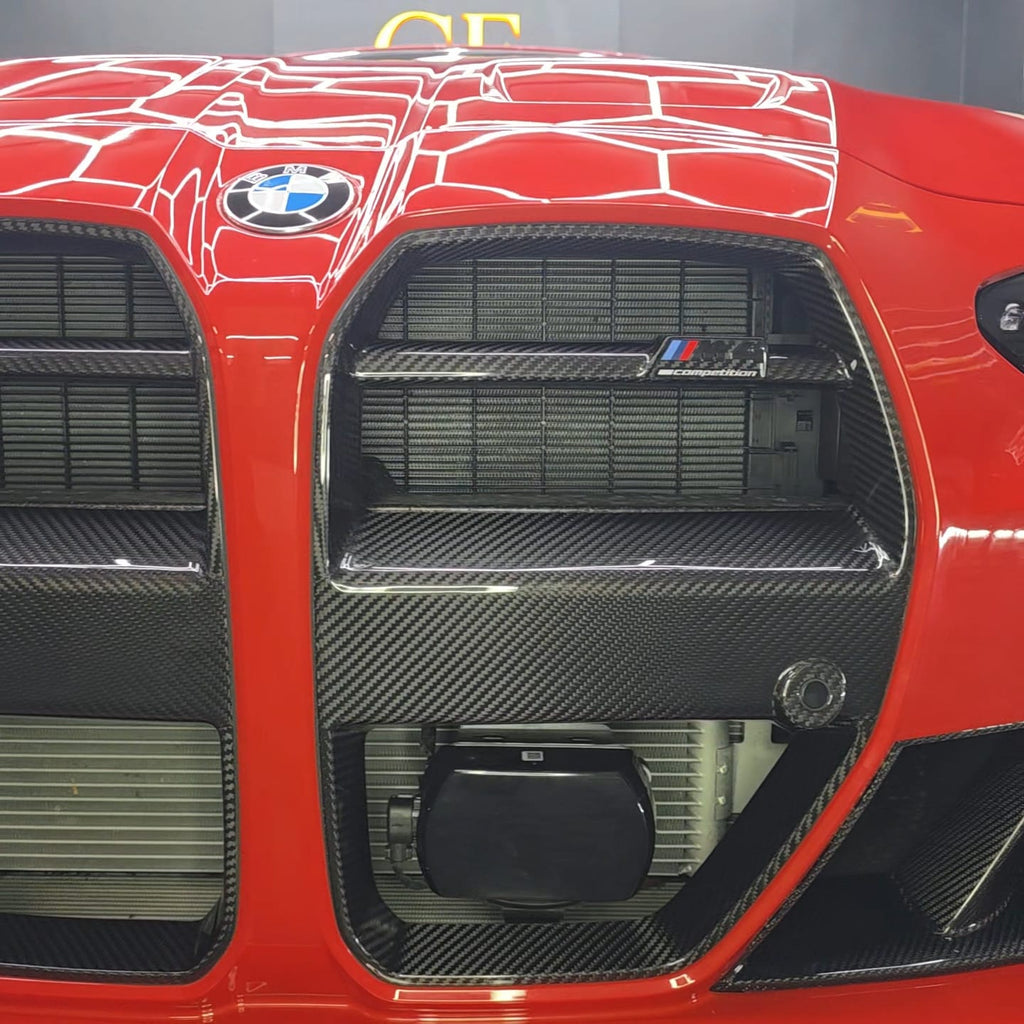 V Style Pre-Preg Carbon Fibre Front Grille for BMW G80 G81 M3 G82 G83 M4 21-25