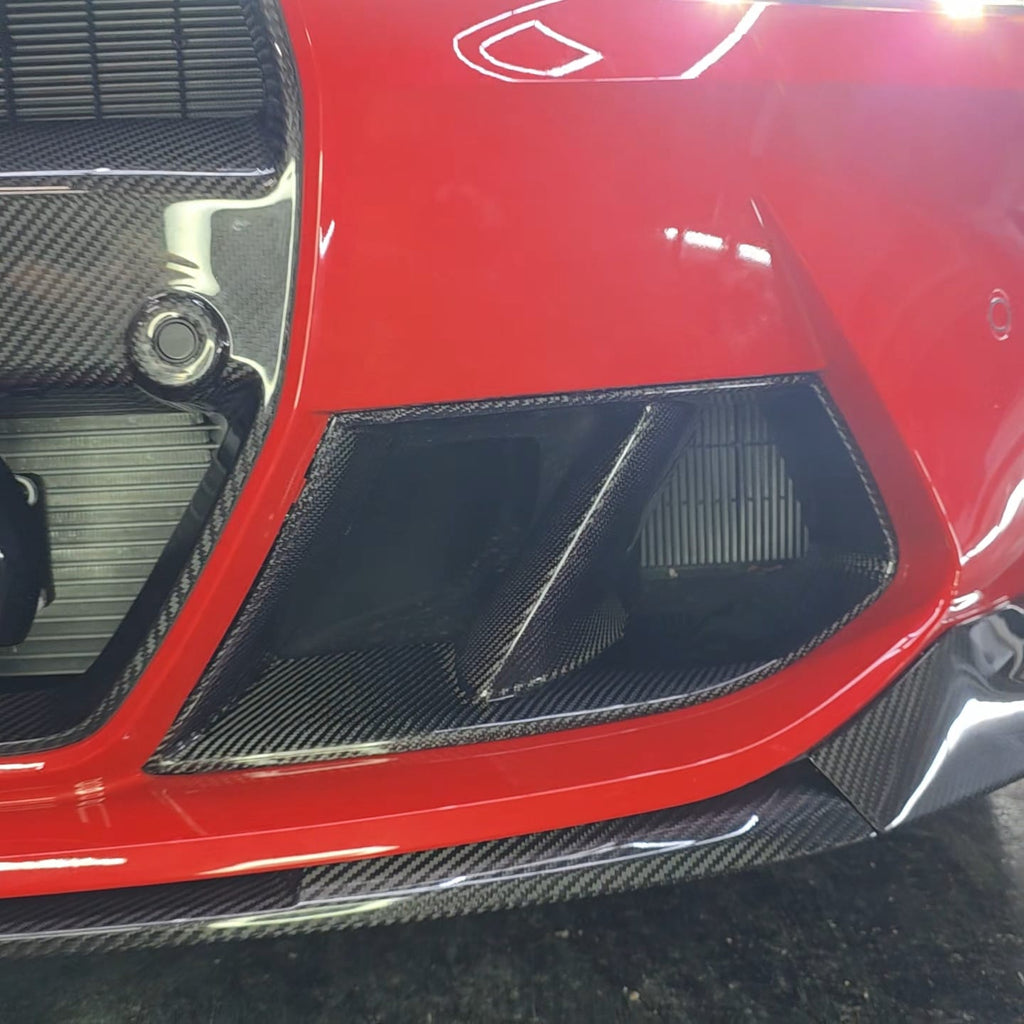 Carbon Fibre Front Bumper Inserts for BMW G80 M3 G82 G83 M4 21-Present