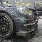 A Style Carbon Fibre Front Splitter for Mercedes Benz W204 C63 Facelift 12-14
